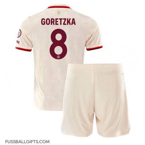 Bayern Munich Leon Goretzka #8 Fußballbekleidung 3rd trikot Kinder 2024-25 Kurzarm (+ kurze hosen)